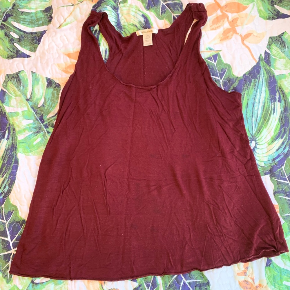 Maroon Tank Top